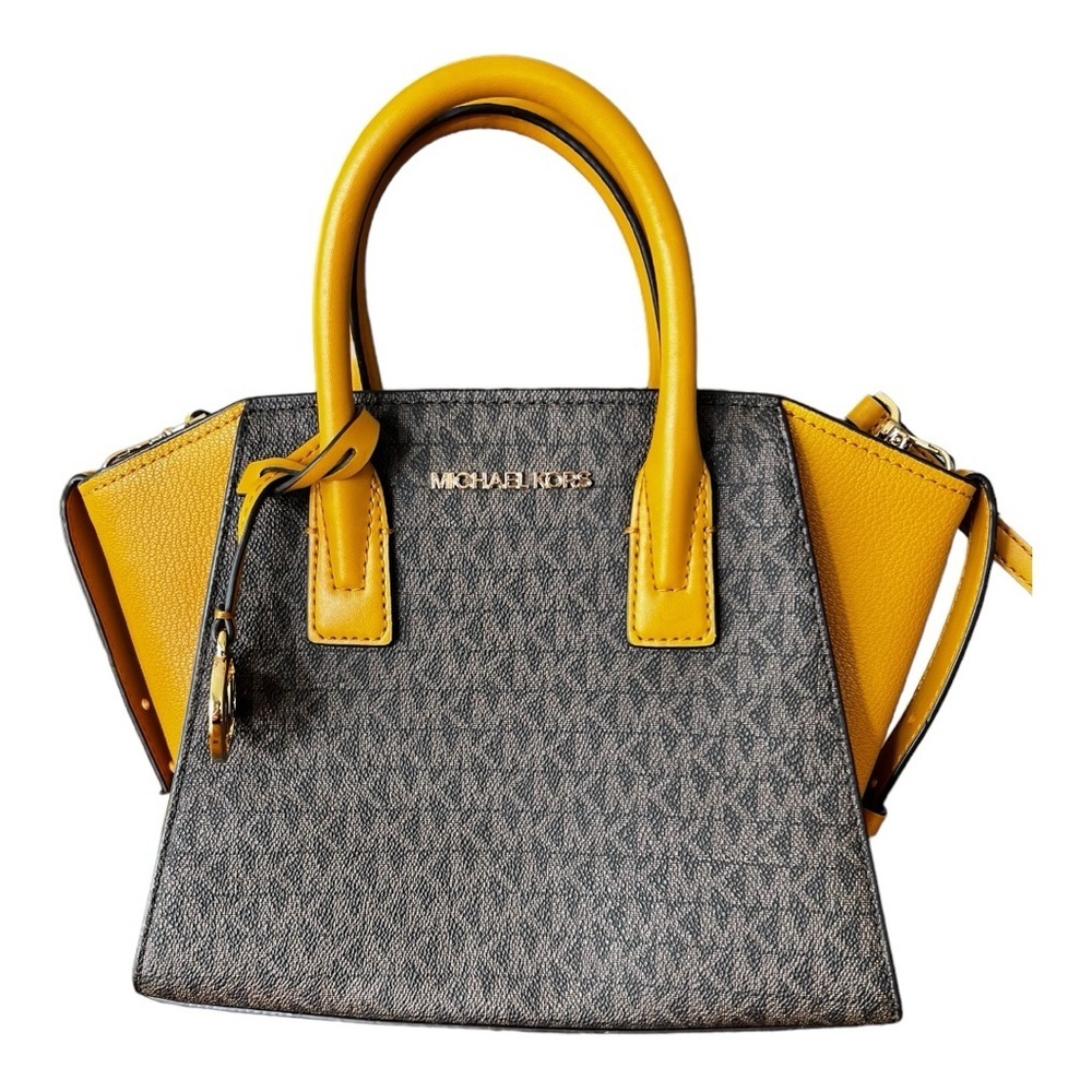 Michael Kors Avril Small Satchel Bag marigold - Picture 2 of 9